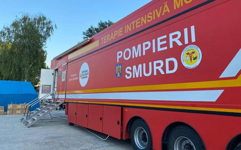 Încă o unitate mobilă de terapie intensivă cu 12 paturi ajunge la Timișoara