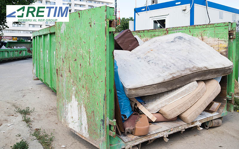 Colectarea gratuită a deșeurilor voluminoase în zona 0 Ghizela – o campanie trimestrială organizată de RETIM și ADID Timiș.