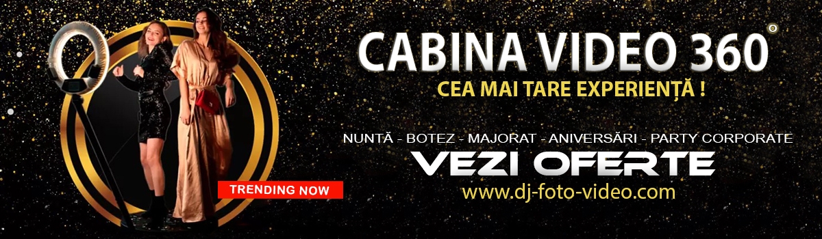 cabina video booth 360 nunta