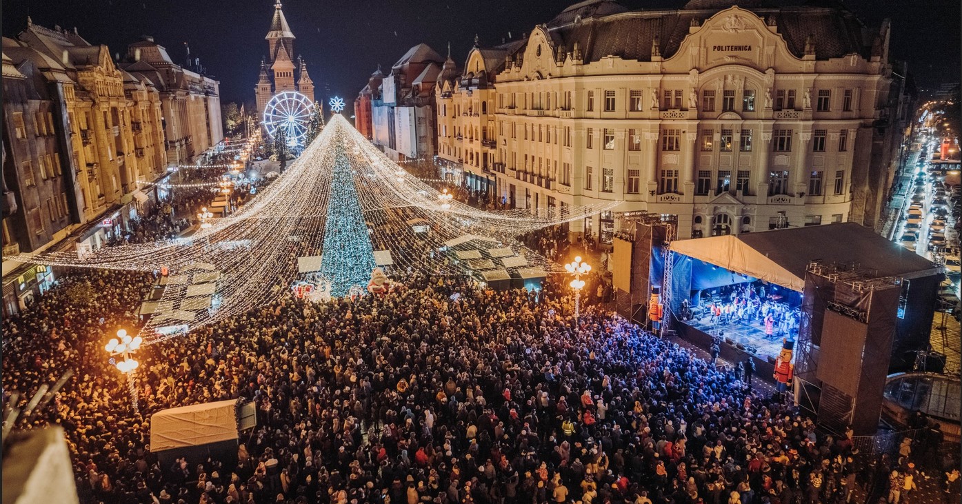 S-a deschis Târgul de Crăciun de la Timișoara